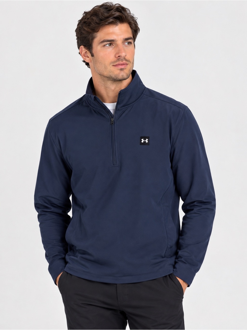 NWT Under Armour Drive Pro Storm Hyb HZ Navy Large